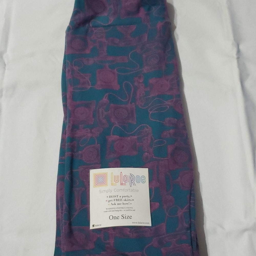 One Size Vintage Phone Leggings